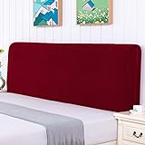 ERNZI Stretch-Bettkopfteil-Schonbezug,Dicker Stoff,einfarbig,staubdicht,Bettkopfschutzbezug für Schlafzimmerdekoration(Farbe:Mittel,Größe:Voll)