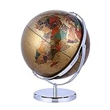 12-Zoll-HD-Vintage-Globus, großer Globus, Karten-Globus-Dekoration, Tischplatte, rotierender geografischer schwimmender Globus, Büro-Dekoration