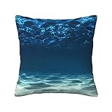 TOLKAT Blue Ocean Sea Universal-Kissenbezug, dekorative quadratische Bezüge, geeignet für Couch, Schlafzimmer, Bett