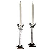 200mm-360mm Transparent Kristall Glas Pole Kerzenhalter Für Hochzeit Party Candlelight-Dinner Dekor Weihnachten Dekoration Geschenke