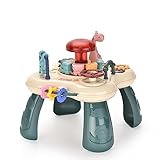 NESKTS Multifunktionaler Spieltisch, Babyspielzeug, musikalischer Aktivitätstisch für Jungen und Mädchen im Alter von 1 bis 3 Jahren, Geschenke für Kleinkinder, pädagogisches Lernspielzeug