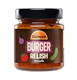 Ostmann Gewürze - Burger Relish Würzsoße | Würzig-säuerliche Soße für Grillfleisch, Burger, Hot Dogs | 220 g im Glas