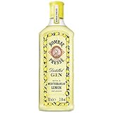 Bombay Citron Pressé Premium Distilled Lemon Flavoured Gin, per Dampfinfusion hergestellt mit den besten Zitronen vom Mittelmeer, intensiver Zitronengeschmack, 37,5% Vol., 70 cl/700 ml