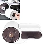 Toilettenpapierhalter Wasserdicht Selbstklebend Zur Wandmontage Toilettenpapierhalter Mit Feuchttücherbox Für WC, Badezimmer, Waschraum, Küche
