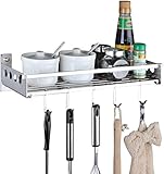 Schwebende Wandregal, selbstklebend, kein Bohren, Badezimmer-Organizer, Display-Kantenregal für Heimdekoration, Küche, Badezimmer, Aufbewahrung 40 cm (50 cm)