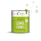 LINEA NATURA® - Leinöl-Firnis | Holzschutz Leinölfirnis | Holzsiegel | reines hochwertiges natürliches Öl (1 L)