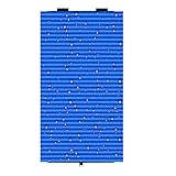 LQSSA Saugnapf-Rollo, Sonnenschutz-Vorhang, Balkon-Isolierung, Plissee-Vorhang, Für Auto, Büro/Blue/65 * 145Cm/25 * 57In