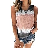 Pianshanzi Tank Top Damen Crop Top Sexy ärmellos Tanktop Basic Shirt Tops Racerback Spaghettiträger Cropped Oberteil Y2K Streetwear Trägertop Sommertop Cami Bluse für Mädchen Frauen