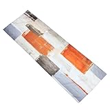 Cabilock Vorhang Ölgemälde Volant Stufenvorhänge Vorhänge Abstrakter Vorhang Verdunkelung Americana-Dekor Fensterschirme Für Zuhause Fensterdekorationen Landhaus-Ölgemälde