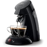 Philips Senseo Original Kaffeepadmaschine mit Crema Plus, 1450 W, 0.7 Liter, 21.3 x 31.5 x 33 cm, Schwarz (HD6553/67)