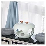 Couchtisch Kleiner Beistelltisch for das Wohnzimmer, moderner Heimdekor-Beistelltisch mit Ablagefach, komplett montierter Kleiner Couchtisch, Teetisch, Snacktisch, Akzenttisch Beistelltisch (Color :