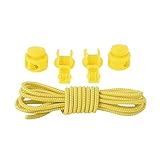 koperras Elastische Schnürsenkel, Faule Schnürsenkel ohne Krawatte, verstellbare Schnürsenkel aus Gummi für Sportschuhe Rundbetten 160 (M, M)
