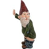 Dubbulon 2Stk Gartenzwerg Ornament, Lustiger Pinkelnder Gnom Frecher Gartenzwerg, Lustige GNOME Gartendekoration Indoor Outdoor Rasenfiguren Für Home Yard Gardening Geschenke, Rasenschmuck