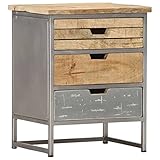 Möbel Bett Schrank 40x30x50cm Größe Massiv Mangoholz
