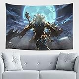 CINUNGNM Game Anime Battle Tapisserie Wandbehang Dekoration für Zuhause Party Kunst Wandteppiche für Schlafzimmer Wohnzimmer Wohnheim 101,6 x 152,4 cm