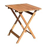 SEDEX Diego Klapptisch ca. 58/58/73 cm Balkontisch Balkon-Möbel Gartenmöbel Hartholz Tisch quadratisch Garten