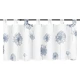 HeichkelL Voile Scheibengardine mit Schlaufen »Löwenzahn« Transparente Kurzstores mit Digital Druck bistrogardine Gardine Küche BxH 120x45cm