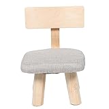 Homoyoyo Kinderhocker Holz-Gartenmöbel Tragbare Stühle Toiletten-Tritthocker Für Kinder Kinder-Kinderzimmer-Hocker Kinder-Trittstuhl Holz-Küchen-Tritthocker Anti-Fall-Hocker