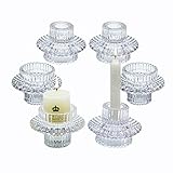 Newaner das Set besteht aus 6 Kerzenhaltern aus klarem Glas. Es handelt Sich hierbei um sehr vielseitige und schöne Glaskerzenhalter, die Sich auch ideal als Muttertagsgeschenk eignen