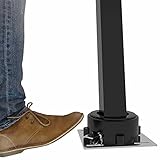 Standmarkise Einziehbar Handbetrieben, SHUJING Sichtschutz Balkon, Balkon Markise, Seitenmarkise, Klemmmarkise, Sonnenvorhang, Balkonmarkisen, 350x250 cm Gelb/Weiß