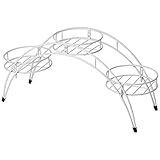 Blumenkastenständer für Pflanzen, einfaches Eisen, Bogenform, für Balkon innen und außen, Blumentöpfe, Blumentopf, Blumentopf, Blumenständer