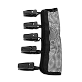 Alipis Garderobennadel-Clip-Halter Garderobenständer Haken-Aufhänger Hut-Organizer Für Schrank Faltbarer Kleiderständer Hut-Aufhänger Für Wand Kappenhalter Hut-Aufhänger-Clips