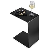 ECHTSTAHL KÖBES Design Beistelltisch Schwarz. Made in Germany. Aus hochwertigem pulverbeschichtetem Stahl. 4 Aufstellmöglichkeiten Couchtisch, Sofatisch, Blumenständer, Sitzbank