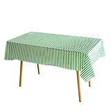 Leadrop Esstisch-Abdeckung, Heimdekoration, langlebig, Einweg-Design, Party-Tischdecke, Grün