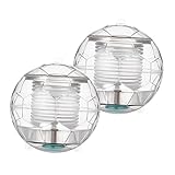 GARVALON 2 Teile/Satz LED Decor LED Dekorative Lichter LED Pool Licht Solar Wasser Float Licht LED Glühen Schwimmende Pool Lichter Solar Schwimmendes Licht Farbwechsel Licht Solar