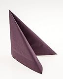 50 Duni Klassik-Servietten, plum, 40x40cm, 165562