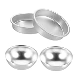 HAKIDZEL 1 Set Kuchen-Backform Cajas Para Fresas Con Schokoladen-Aluminium-Kuchenformen Schokoladen-Pudding-Becher Käsekuchen-Pfanne Puppenback-Käsekuchen-Pfannen Aluminium-Legierung