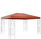 QUICK STAR Ersatzdach für Blätter Pavillon 3x4m Pavillondach Terra Ersatzbezug