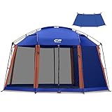 CAMPROS CP Screen House Room mit 1 Stück Entfernung Wind-/Sonnendach, Zelt, Campingzelt, Bildschirmschutz, Pavillons für Terrassen, Campingaktivitäten, 33 x 33 x 224 cm (H) – Blau