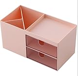 posionks Aufbewahrungsbox für Kosmetika Aufbewahrungsorganizer für Schminktisch für Schmuck, Pinsel, Lippenstifte, Cremes, Schreibwaren (Orange Pink)