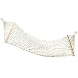 Dongbin hängematte mit Gestell ， Outdoor zubehã 200 x 80 cm mit Gestell Outdoor Tragbare mit Tragetasche für Terrasse Hof Garten Stabhängematte Schmal,Beige