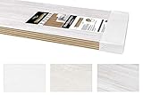 TRIUMPH Paneele aus MDF, 200x23,8cm - Moderne Wand- & Deckenverkleidung mit Holzpaneelen - (Eiche Austin, 4,6 Quadratmeter) Deckenverkleidung Holz