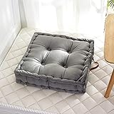 Meditationskissen Yogakissen,Meditation Sitzkissen,Für den Innen- im Freien,Tatami-Kissen Perlen Baumwolle Gesteppte Gürtelstuhlkissen,Bequeme Meditation gepolsterte Dickes Bodenkissen-B 42 * 42cm