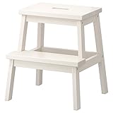 IKEA BEKVÄM Tritthocker, 50 cm, weiß