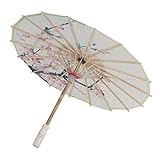Shanrya Hochzeits-Sonnenschirm, Dekorativer Regenschirm, Ölpapier, Regenschirm, Regenschirm-Dekorationen, Langlebig für Kunst, Klassische Dekoration, Tanz