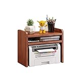 Druckertisch Druckerständer Druckerständer Desktop-Speicher-Rack-Datei-Rack Kleiner Bücherregal geeignet for Home Office-Höhe 13,77 Zoll (E1-Board) Druckerhalter Aktenvernichterständer (Color : A, S