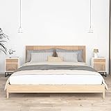 JUNZAI Nachttische 2 STK Nachtschrank, Nachtkästchen, Bedside Table, Komodenschrank, Nachtkommode, Beistelltisch, Nightstand, Schlafzimmer Möbel, Weiß 40x30x55,5 cm Holzwerkstoff & Eisen