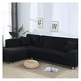 Couch Cover, Solid Color Elastic Spandex Slipcovers Couch Cover Stretch Sofa Tuch Cover for Living Room Big Sofas Washable Sofa Cover (Color 10 4)