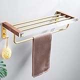 OusIka Handtuchschiene Für Badezimmer, Acrylbad Handtuchhalter, Einzelstangenregal, Badezimmerhandtuchhalter, Badezimmertuchschiene/Handtuchhalter/a