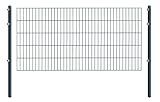 Arvotec Einstabmatten, H 100 cm, grün (RAL6005) oder anthrazit (RAL7016), L 10-50m - Drahtstärke 8/6/4mm - langlebig, robust & preisgünstig (Einstabmatten, H 100 cm, L 10 m anthrazit)