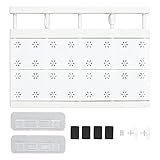 Wnvivi Erweiterbares Schrank-Spannregal, Teleskop-Garderoben-Organizer, Trennregal, Geschichtete Trennwand für Schrank, 42 ​​cm Breite(30-40cm)
