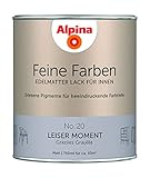 Alpina Feine Farben Lack No. 20 Leiser Moment edelmatt 750ml - Graziles Graulila