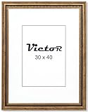 VictoR Bilderrahmen Boho Gold in 30x40 cm, Leiste: 30x16mm, Vintage Deko Rustikal