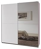 Wimex Kleiderschrank/ Schwebetürenschrank Frame, (B/H/T) 200 x 218 x 65 cm, Alpinweiß/ Spiegeltür