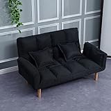 Verstellbares Reclinersofa Cabrio-Bett, 2 Sitzer Recliner Lounge Couch Recliner Stuhl, 5 Winkel Verstellbare Rückenlehne, Klappbares Schlafsofa für Wohnzimmer, Büros (Color : Style 12)