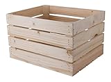 Neue Massive Obstkiste aus dem Alten Land ideal zur Aufbewahrung Weinkiste 50 x 40 x 30 cm Holzkiste